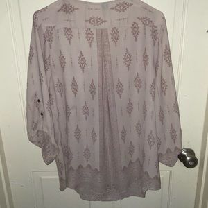 Womens blouse sheer by Maurice’s size XL